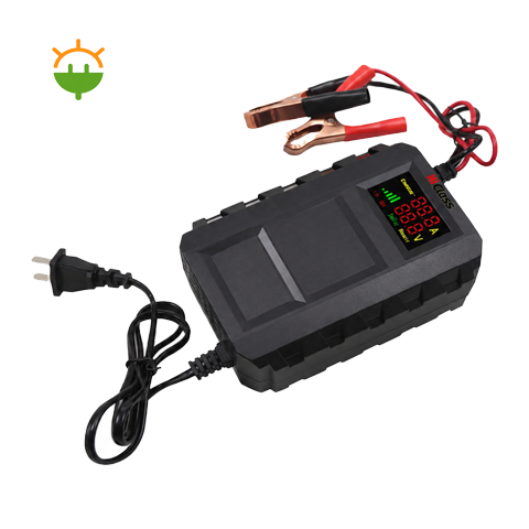  شارژر باتری هوشمند ۲۰ آمپر هایکلاس مدل KC1224-20A با نمایشگر دیجیتال و گیره اتصال باتری 